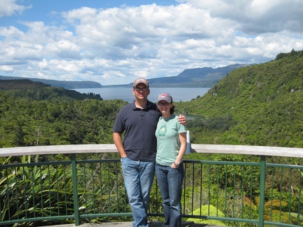 37 Erynn and Doug Lake Tarawera Overlook